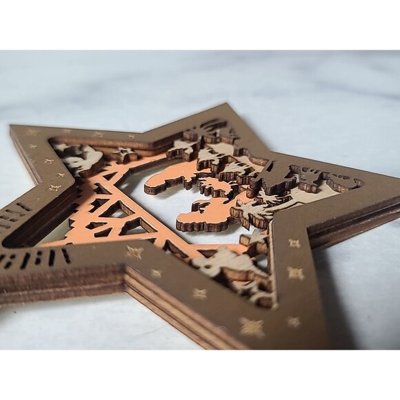 Nativity Scene Christmas Ornament - Picture 9 of 10